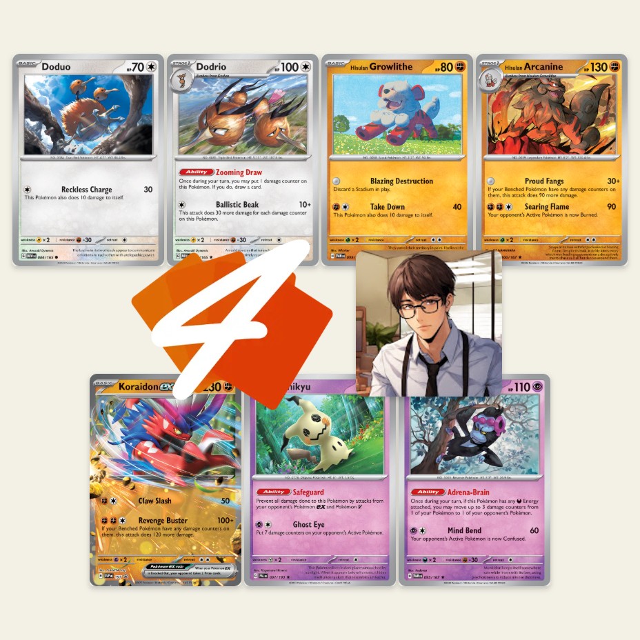 [PTCG Live] Self Damage! Koraidon/Arcanine Decklist + Gameplay